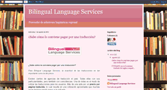 Desktop Screenshot of bilinguallanguageservices.blogspot.com