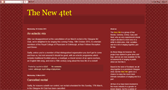 Desktop Screenshot of newquartet.blogspot.com