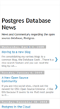 Mobile Screenshot of postgresqldbnews.blogspot.com