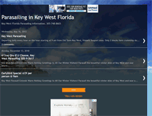 Tablet Screenshot of keywestparasailing.blogspot.com