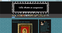 Desktop Screenshot of laboiteasurprisedefany.blogspot.com