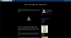 Desktop Screenshot of futureofobjects.blogspot.com