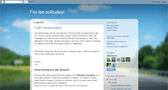 Desktop Screenshot of finilessolitudes.blogspot.com