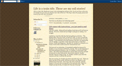 Desktop Screenshot of myrailstories.blogspot.com