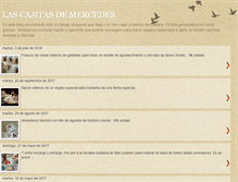 Tablet Screenshot of lascajitasdemercedes.blogspot.com