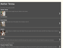 Tablet Screenshot of motherteresacalcuta.blogspot.com