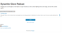 Tablet Screenshot of dynamiteglove.blogspot.com