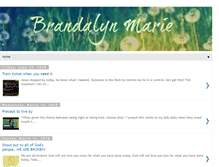 Tablet Screenshot of brandalynmarie.blogspot.com