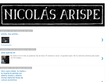 Tablet Screenshot of nicolasarispe.blogspot.com