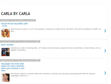 Tablet Screenshot of carlabycarla.blogspot.com