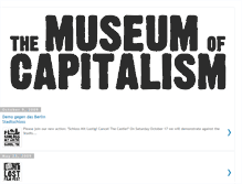 Tablet Screenshot of museumofcapitalism.blogspot.com