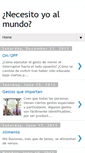 Mobile Screenshot of elmundonecesitapaz.blogspot.com