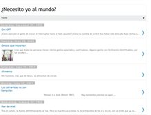 Tablet Screenshot of elmundonecesitapaz.blogspot.com