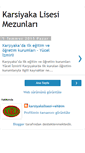 Mobile Screenshot of karelmezunlari.blogspot.com