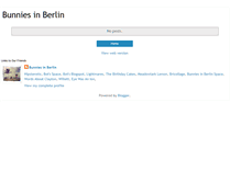 Tablet Screenshot of bunniesinberlin.blogspot.com