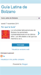 Mobile Screenshot of guialatinabolzano.blogspot.com