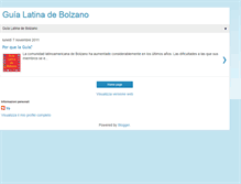 Tablet Screenshot of guialatinabolzano.blogspot.com