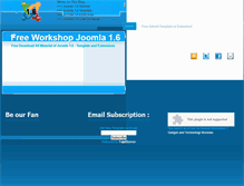 Tablet Screenshot of joomla16workshop.blogspot.com