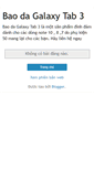 Mobile Screenshot of baodagalaxytab3.blogspot.com
