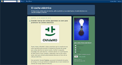 Desktop Screenshot of coche-electrico.blogspot.com