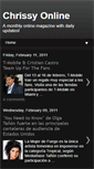 Mobile Screenshot of chrissyonlinemagazine.blogspot.com