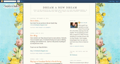 Desktop Screenshot of dreamanewdream.blogspot.com