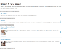Tablet Screenshot of dreamanewdream.blogspot.com