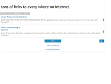 Tablet Screenshot of linkwall.blogspot.com