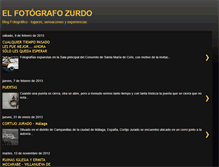 Tablet Screenshot of elfotografozurdo.blogspot.com