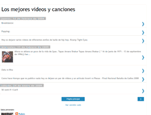 Tablet Screenshot of losmejoresvideosycancionesdehiphop.blogspot.com