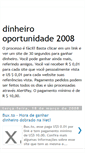 Mobile Screenshot of dinheirooportunidade2008.blogspot.com
