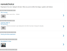 Tablet Screenshot of norealchoice.blogspot.com