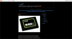 Desktop Screenshot of naturalselectionpc.blogspot.com