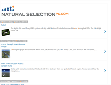 Tablet Screenshot of naturalselectionpc.blogspot.com