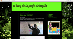 Desktop Screenshot of elblogdelaprofedeingles.blogspot.com