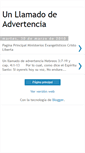 Mobile Screenshot of mensajeunllamadodeadvertencia.blogspot.com