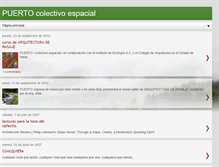 Tablet Screenshot of colectivoespacial.blogspot.com