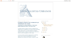 Desktop Screenshot of especialistasurbanos.blogspot.com