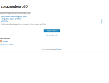 Tablet Screenshot of corazondeoro30.blogspot.com