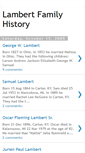 Mobile Screenshot of lambertfamilyhistory.blogspot.com