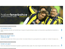 Tablet Screenshot of haberfenerbahce.blogspot.com