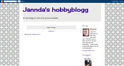 Desktop Screenshot of janndashobbyblogg.blogspot.com