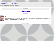 Tablet Screenshot of janndashobbyblogg.blogspot.com