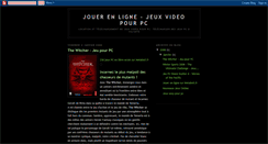 Desktop Screenshot of jouer-en-ligne.blogspot.com