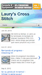 Mobile Screenshot of laury-cross-stitch.blogspot.com