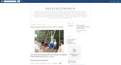 Desktop Screenshot of polevaultworld.blogspot.com