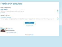 Tablet Screenshot of francistownbotswana.blogspot.com