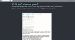 Desktop Screenshot of cubiclecurtains.blogspot.com
