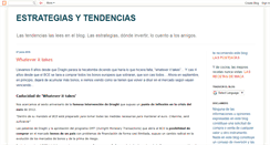 Desktop Screenshot of estrategiastendencias.blogspot.com