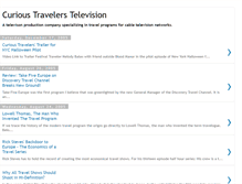 Tablet Screenshot of curioustravelerstv.blogspot.com